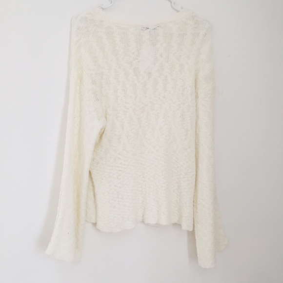 NORDSTROM NWT CUPCAKES & CASHMERE White Ivory Sweater - Picture 6 of 11